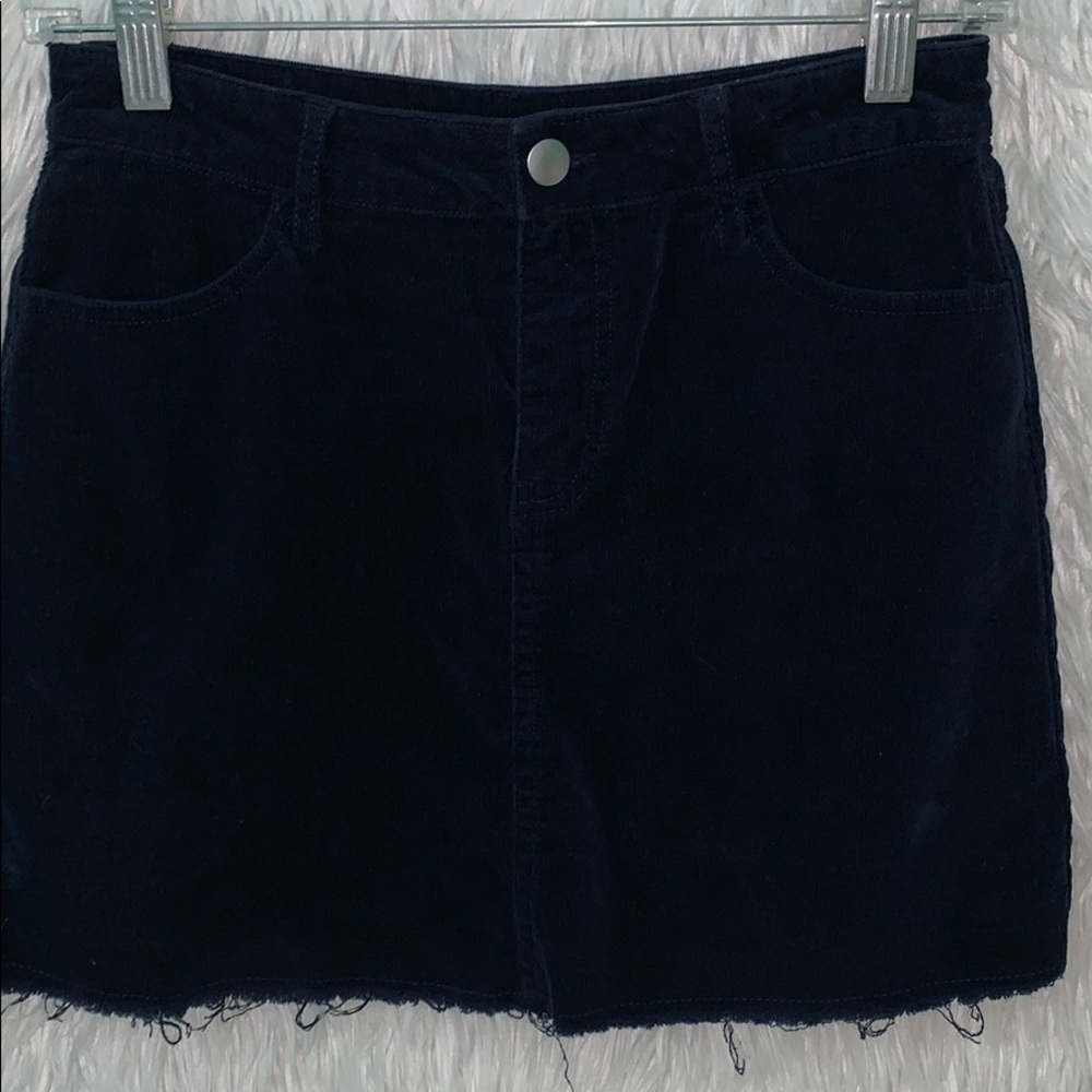velvet skirt